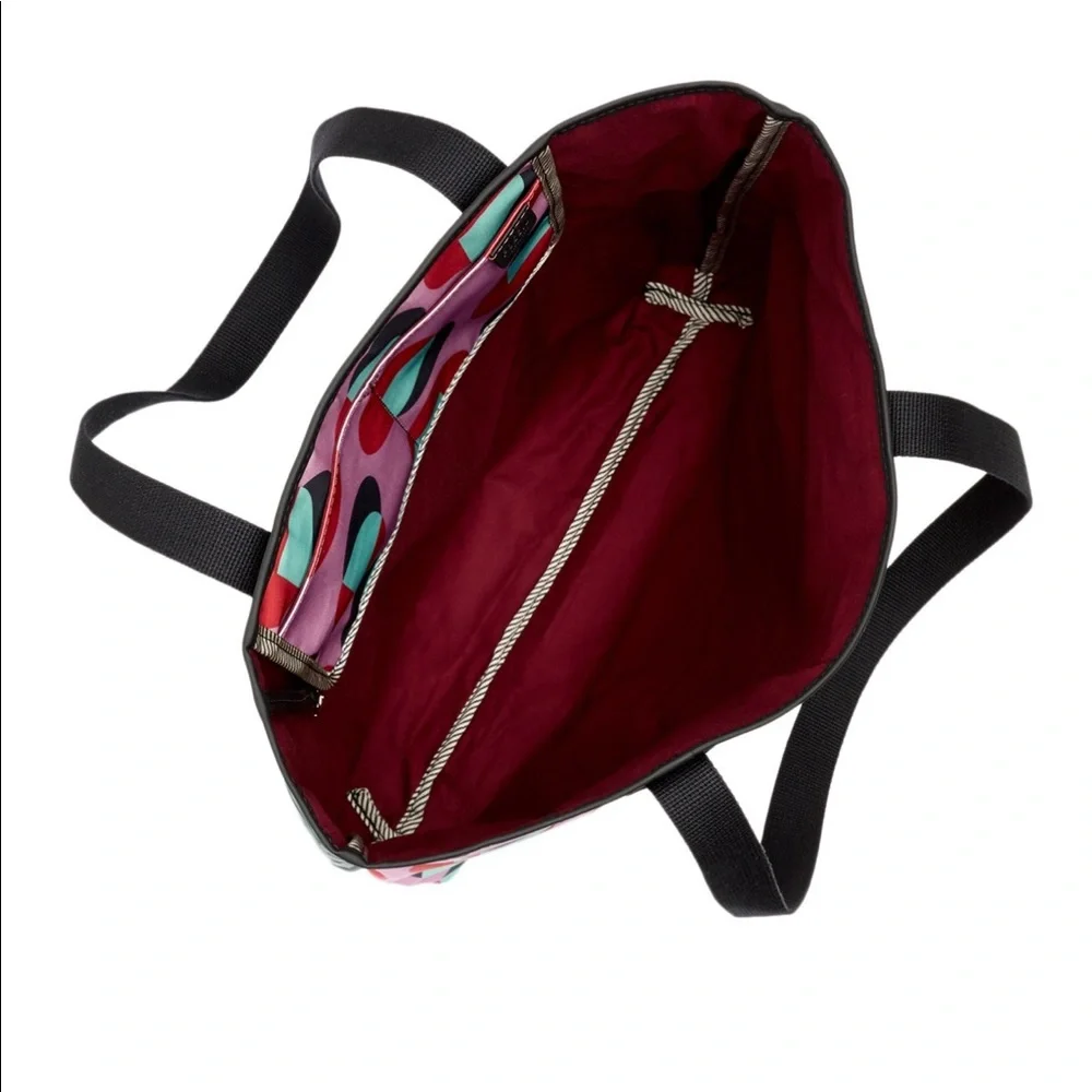 Fossil Lakewood NS Tote Fuchsia Print